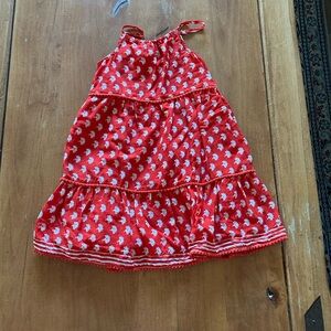 Vineyard Vines Red Floral Dress